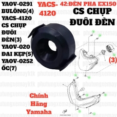 [EX15][42:ĐÈN PHA] YACS-4120 CS CHỤP ĐUI ĐÈN EX15 (15-18) (3)-[Yamaha], SIRIUS FI [42:ĐÈN(7)]