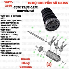 [EX155][15:BỘ CHUYỂN SỐ] YAPT-2590 CỤM TRỤC CAM CHUYỂN SỐ EX155(2022)-[Yamaha] (1)