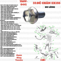 [EX155][33:ĐẾ CHÂN] YAOV-0441 BULÔNG EX155(2022)-[Yamaha] (18)