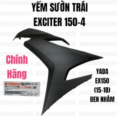 [Chính hãng Yamaha]YADA-EX150(15-18)-Đen nhám-4 Yếm sườn trái
