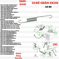 [EX155][33:ĐẾ CHÂN] YAOV-0440 LÒ XO EX155(2022)-[Yamaha] (16)