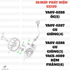 [EX15][13:LI HỢP CÔN TẢI] YACS-4089 ĐỆM PHẰNG EX15 (15-18) (3) [38:MÁY(6)], SIRIUS RC [13:LI(10)]-[Yamaha]