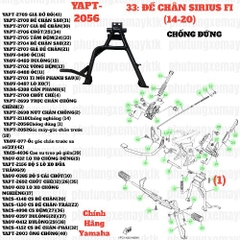 [SIR][33:ĐẾ CHÂN] YAPT-2056-Sirius Fi(14-20) Chống đứng (1) [Yamaha]