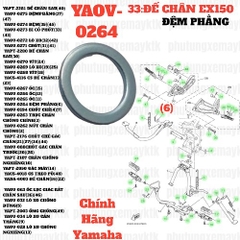 [EX15][33:ĐẾCHÂN] YAOV-0264 ĐỆM PHẰNG EX15 (15-18) (6)-[Yamaha], EX155 [33:ĐẾ(7)]