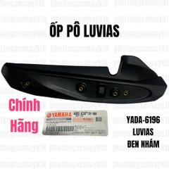 [Chính Hãng Yamaha]YADA-6196-Ốp pô Luvias-Đen nhám Phụ tùng phụ kiện xe máy CPCH