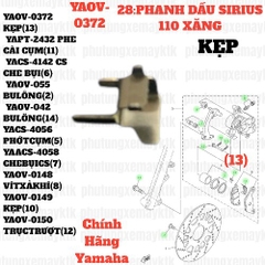 [SIRC][28:PHANH DẦU] YAOV-0372 KẸP SIRIUS RC-T110LE (13)-[Yamaha], EX155 [28:PHANH(14)]