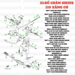 [SIRC][33:ĐẾ CHÂN] YACS-4148 CS ĐẾ CHÂN SIRIUS RC-T110LE (20)-[Yamaha], SIRIUS FI [33:ĐẾ(20)]