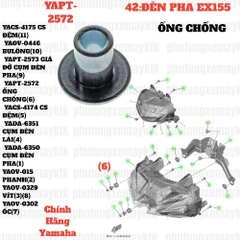 [EX155][42:ĐÈN PHA] YAPT-2572 ỐNG CHỐNG EX155(2022)-[Yamaha] (6)