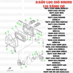 [SIRC][8:BẦU LỌC GIÓ] YAOV-0322 VÍT SIRIUS RC-T110LE (20)-[Yamaha]