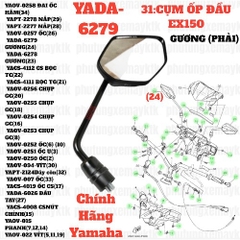 [EX15][31:CỤM ỐP ĐẦU] YADA-6279 GƯƠNG EX15 (15-18) (24)-[Yamaha]_gch-spm