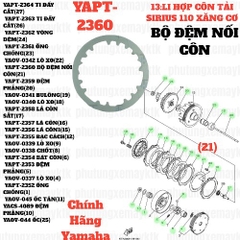 [SIRC][13:LI HỢP CÔN TẢI] YAPT-2360 BỘ ĐỆM NỐI CÔN SIRIUS RC-T110LE (21)-[Yamaha]