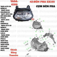 [EX155][42:ĐÈN PHA] YADA-6350 CỤM ĐÈN PHA EX155(2022)-[Yamaha] (1)