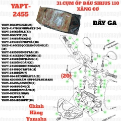 [SIRC][31:CỤM ỐP ĐẦU] YAPT-2455 DÂY GA SIRIUS RC-T110LE (20)-[Yamaha]