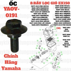 [EX15][8:BẦU LỌC GIÓ] YAOV-0191 BU LÔNG EX15 (15-18) (30) [18:CHẮN(11)] [21:ỐP(16)] TMÃ:901190613700 [37:CỤM(2)]-[Yamaha]