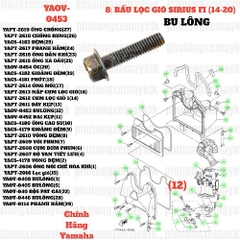 [SIR][8:BẦU LỌC GIÓ] YAOV-0453 BULÔNG SIRIUS-FI(14-20) (12)