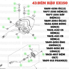 [EX15][43:ĐÈN HẬU] YACS-4017 ĐỆM CS EX15 (15-18) (7)-[Yamaha]
