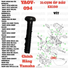 [EX15][31:CỤM ỐP ĐẦU] YAOV-094-VÍT EX15 (15-18) (30)-[Yamaha], SIRIUS FI [31:CỤM(18)], NVX155_V1 [31:(18)]