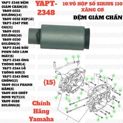 [SIRC][10:VỎ HỘP SỐ] YAPT-2348 ĐỆM GIẢM CHẤN SIRIUS RC-T110LE (15)-[Yamaha]