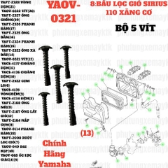 [SIRC][8:BẦU LỌC GIÓ] YAOV-0321 BỘ 5 CÁI VÍT SIRIUS RC-T110LE (13)-[Yamaha]