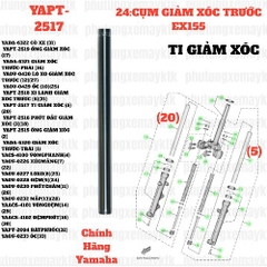 [EX155][24:CỤM GIẢM XÓC TRƯỚC] YAPT-2517 TI GIẢM XÓC EX155(2022)-[Yamaha] (5)(20)