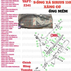 [SIRC][9:ỐNG XẢ] YAPT-2341 ỐNG MỀM SIRIUS RC-T110LE (30)-[Yamaha]