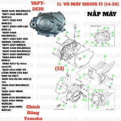 [SIR][11:VỎ MÁY] YAPT-2630 NẮP MÁY SIRIUS-FI(14-20) (13) [Yamaha]