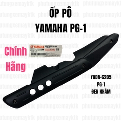 [Chính Hãng Yamaha]YADA-6205-Ốp pô PG-1-Đen nhám Phụ tùng phụ kiện xe máy CPCH