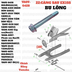 [EX155][22:CÀNG SAU] YAOV-0428 BULÔNG EX155(2022)-[Yamaha] (10)