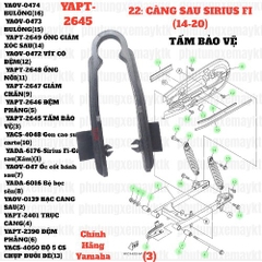 [SIR][22:CÀNG SAU] YAPT-2645 TẤM BẢO VỆ SIRIUS-FI(14-20) (3)[Yamaha]