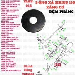 [EX15][9:ỐNG XẢ] YAOV-018 ĐỆM PHẰNG EX15 (15-18) (8), SIRIUS RC [9:ỐNG(13)] [31:CỤM(3)]. EX155 [9:ỐNG(8)] [Yamaha]