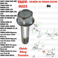[EX15][21:ỐP SƯỜN] YAOV-0223 ỐC EX15 (15-18) (5) (10) [37:CỤM(16)(22)(29)(36)] [40:ĐÈN(5)]-[Yamaha]