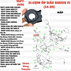 [SIR][31:CỤM ỐP ĐẦU] YAPT-2695 NẮP SIRIUS-FI(14-20) (17) [Yamaha]