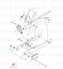 [EX15] [22:CÀNG SAU] YAOV-0141 BU LÔNG EX150 (15-18) (7)-[Yamaha]