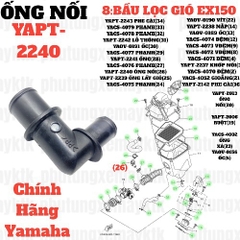 [EX15][8:BẦU LỌC GIÓ] YAPT-2240 ỐNG NỐI EX15 (15-18) (26)-[Yamaha]