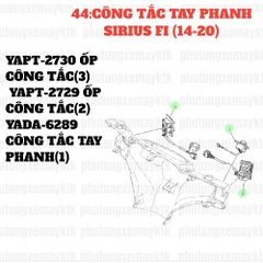 [SIR][44:CÔNG TẮC TAY PHANH] YAPT-2730 ỐP CÔNG TẮC SIRIUS-FI(14-20) (3) [Yamaha]
