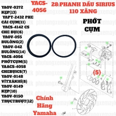 [EX15][28:PHANH DẦU] YACS-4056 PHỚT CỤM PHANH DẦU EX150 (15-18) (5), SIRIUS RC [28:PHANH(5)]-[Yamaha], SIRIUS FI [28:PHANH(6)], NVX155_V1 [28:(5)]