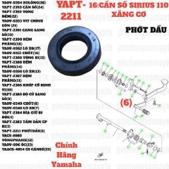 [EX15] [16:CẦN SỐ] YAPT-2211 PHỚT DẦU CẦN SỐ EX150 (8), SIRIUS RC [16:CẦN(6)], EX155 [16:CẦN(8)] [Yamaha], SIRIUS FI [16:CẦN(5)]