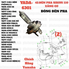 [SIRC][42:ĐÈN PHA] YADA-6301 BÓNG ĐÈN PHA SIRIUS RC-T110LE (2)-[Yamaha]