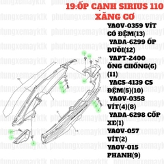 [SIRC][18:CHẮN BÙN] YAOV-057 VÍT SIRIUS RC-T110LEC (7) [19:ỐP(2)] [43:ĐÈN(10)]-[Yamaha]