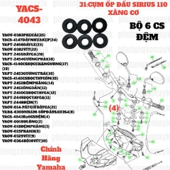 [SIRC][31:CỤM ỐP ĐẦU] YACS-4043 Bộ 6 CS ĐỆM SIRIUS RC-T110LE (4)-[Yamaha]