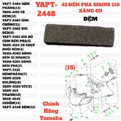 [SIRC][31:CỤM ỐP ĐẦU] YAPT-2448 ĐỆM SIRIUS RC-T110LE (7) [42:ĐÈN(15)]-[Yamaha]