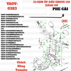 [SIRC][31:CỤM ỐP ĐẦU] YAOV-0383 PHE CÀI SIRIUS RC-T110LE (25)-[Yamaha]