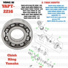 [EX15][2:TRỤC KHUỶU] YAPT-2215 VÒNG BI -EX15 (15-18) (21)-[Yamaha]