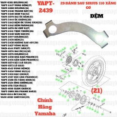 [SIRC][29:BÁNH SAU] YAPT-2439 ĐỆM SIRIUS RC-T110LE (21)-[Yamaha]