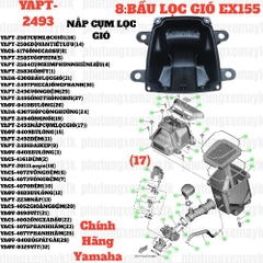 [EX155][8:BẦU LỌC GIÓ] YAPT-2493 NẮP CỤM LỌC GIÓ EX155(2022) (17))-[Yamaha]