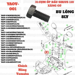 [SIRC][4:TRỤC CAM, XÍCH CAM] YAOV-001 Bu long 8ly bắt mobin sườn SIRIUS RC-T110LE (8) [31:CỤM(2)]-[Yamaha]