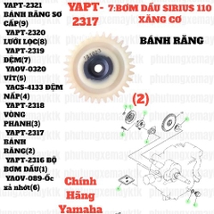 [SIRC][7:BƠM DẦU] YAPT-2317 BÁNH RĂNG SIRIUS RC-T110LE (2)-[Yamaha]