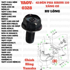 [SIRC][9:ỐNG XẢ] YAOV-0328 BULÔNG SIRIUS RC-T110LE (27) [42:ĐÈN(8)] [43:ĐÈN(14)]-[Yamaha]