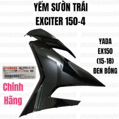 [Chính hãng Yamaha]YADA-EX150(15-18)-ĐEN BÓNG-4 Yếm sườn trái