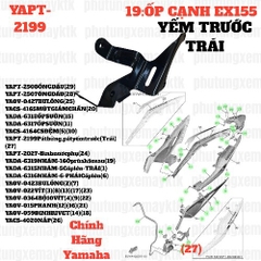 [EX155][19:ỐP CẠNH] YAPT-2199 Pát bửng,pát yếm trước Exciter 155(Trái)-[Yamaha] (27)
